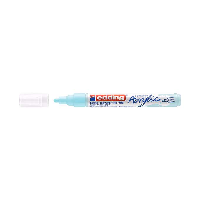 Akril marker EDDING 5100 M 2-3 mm pasztell kék