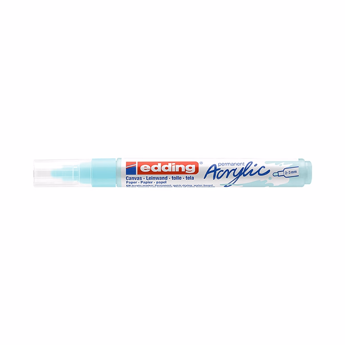 Akril marker EDDING 5100 M 2-3 mm pasztell kék