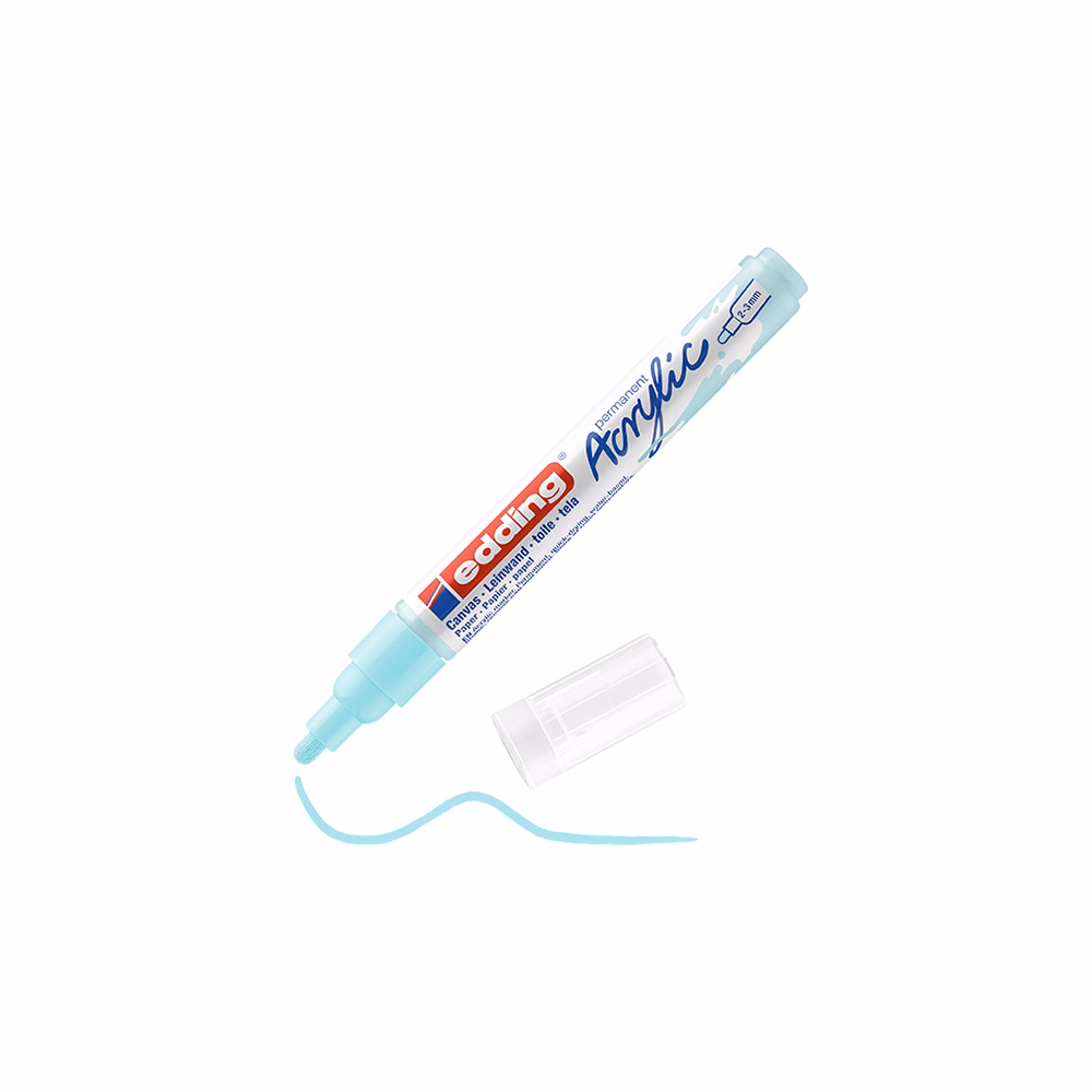 Akril marker EDDING 5100 M 2-3 mm pasztell kék