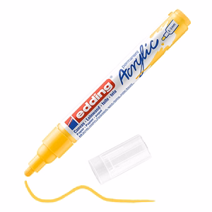 Akril marker EDDING 5100 M 2-3 mm sárga