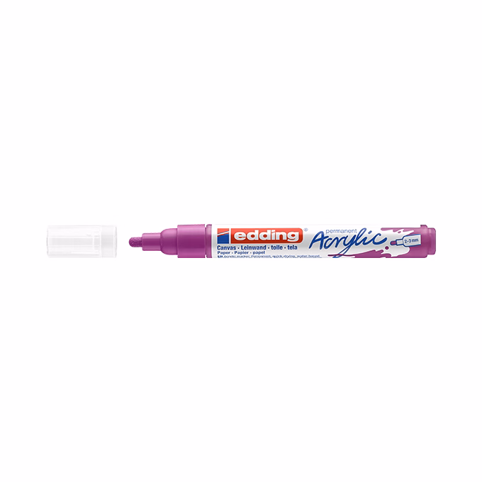 Akril marker EDDING 5100 M 2-3 mm sötét mályva
