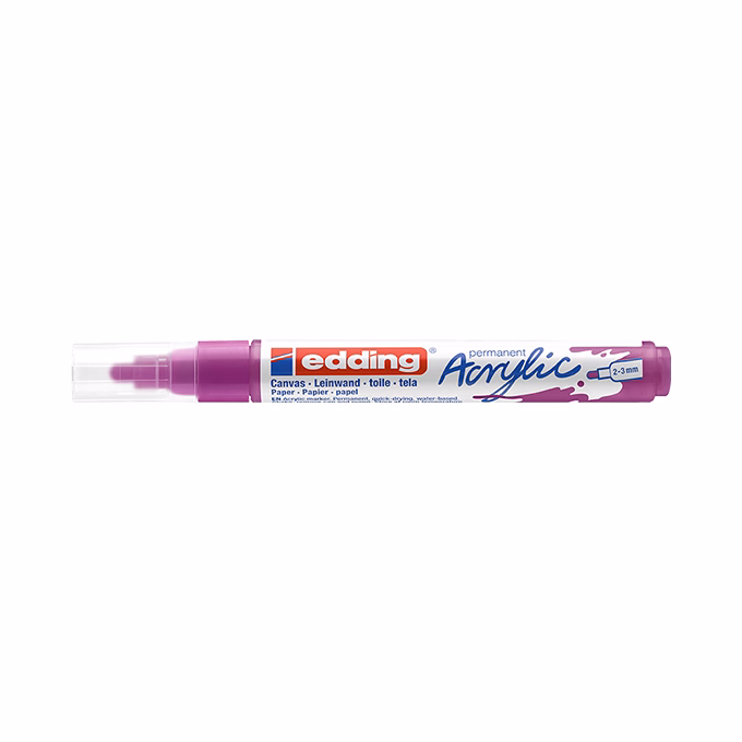 Akril marker EDDING 5100 M 2-3 mm sötét mályva