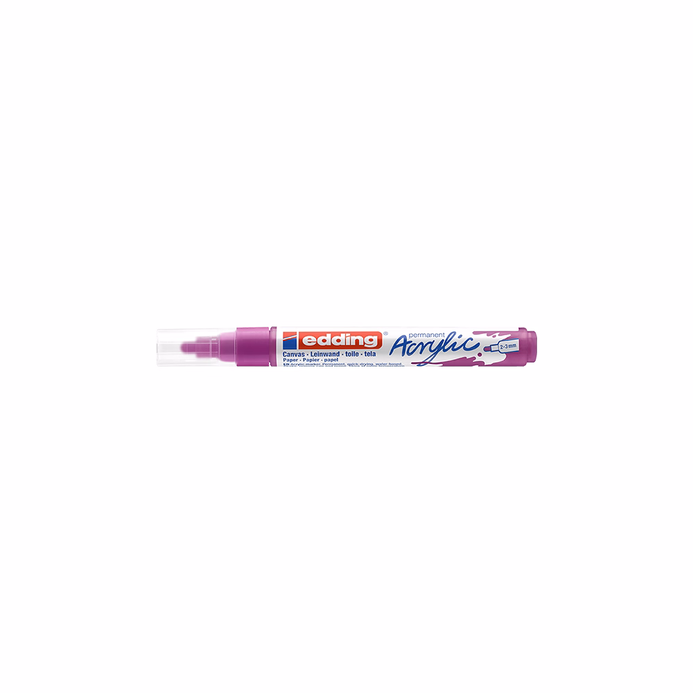 Akril marker EDDING 5100 M 2-3 mm sötét mályva