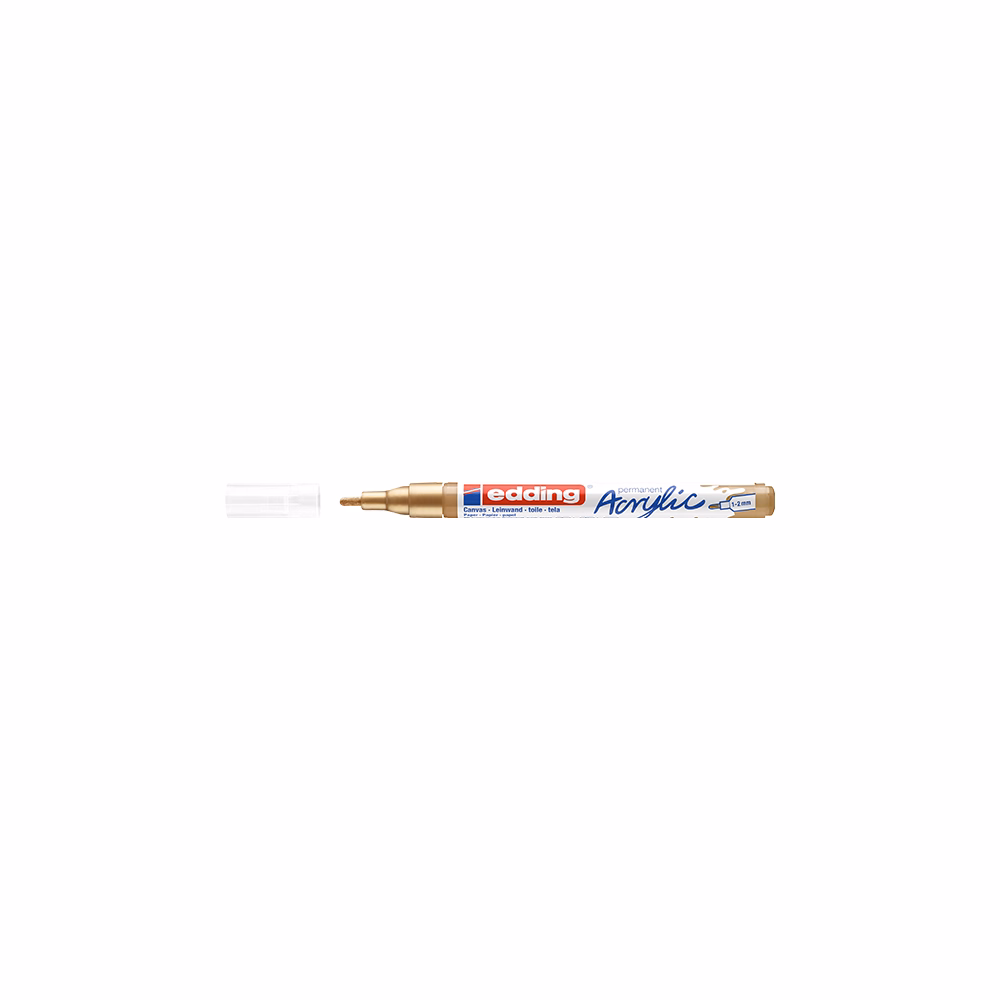 Akril marker EDDING 5300 F 1-2 mm arany