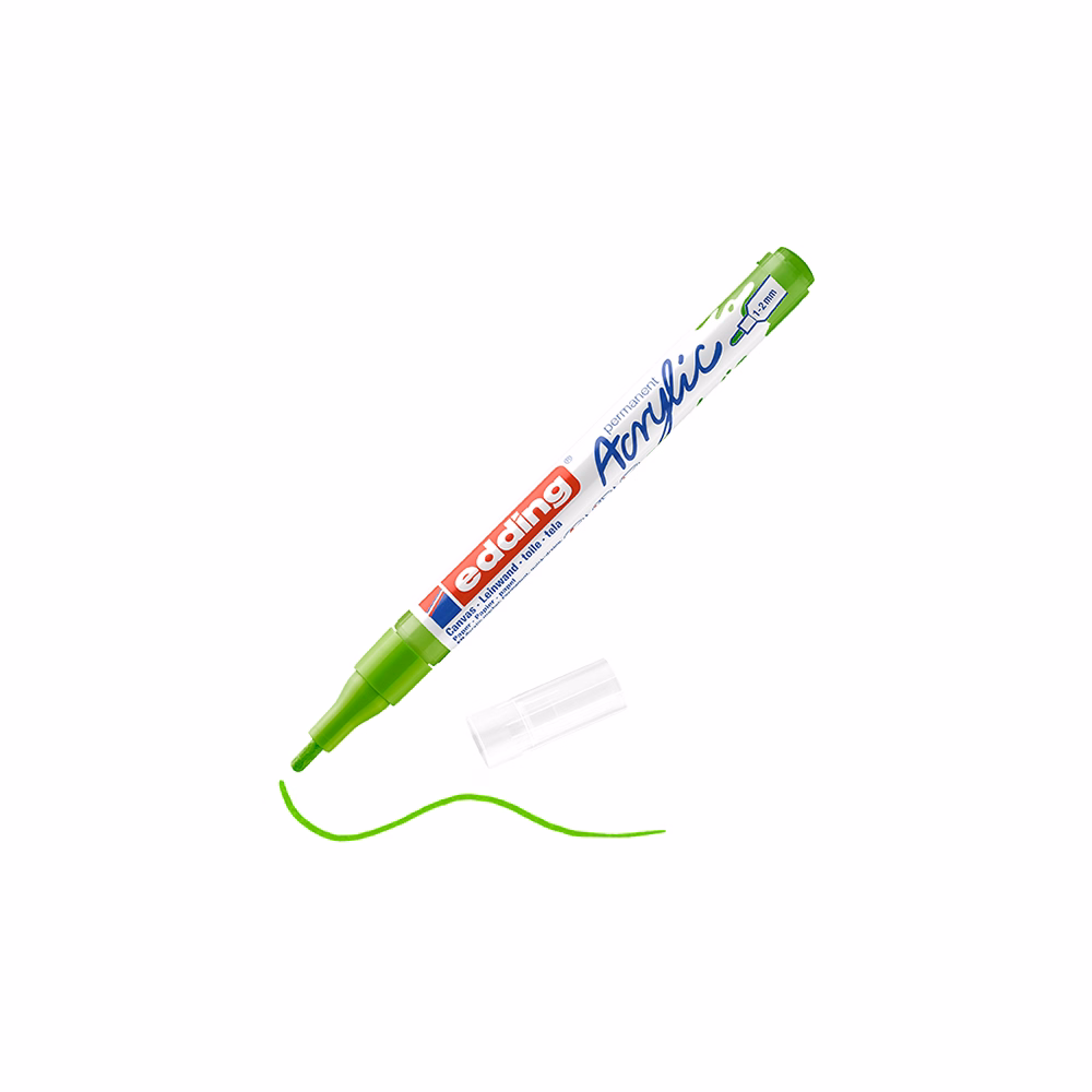 Akril marker EDDING 5300 F 1-2 mm levélzöld
