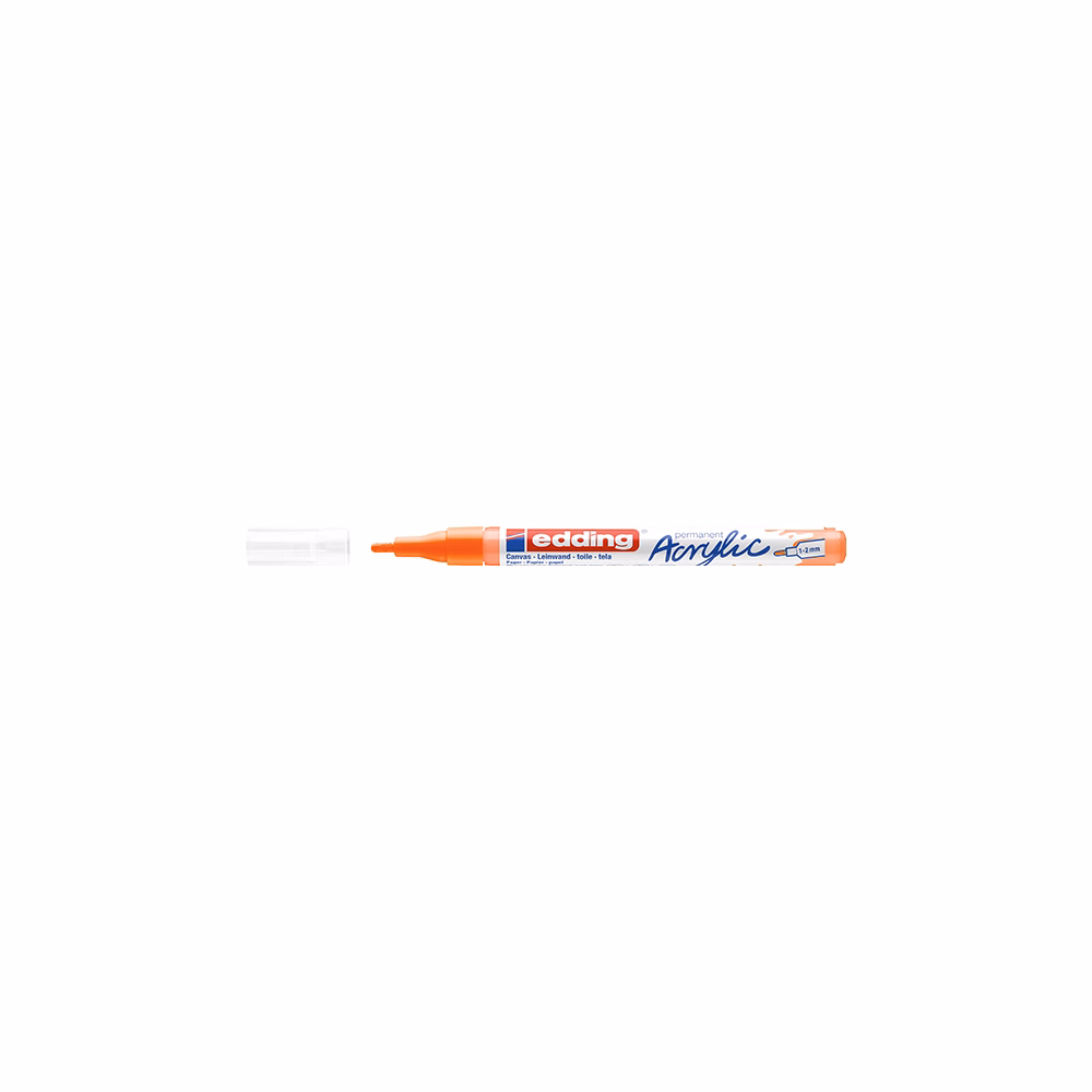 Akril marker EDDING 5300 F 1-2 mm neon narancs