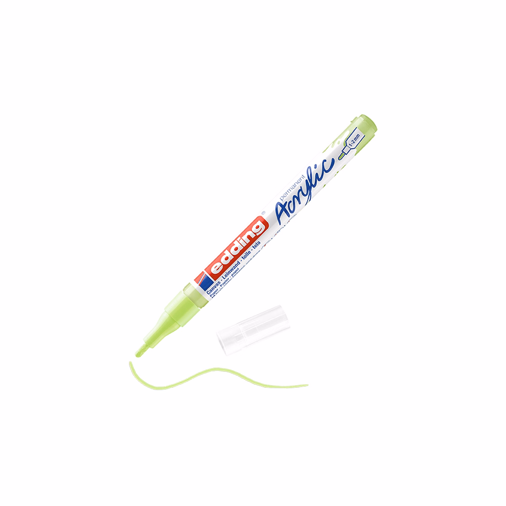 Akril marker EDDING 5300 F 1-2 mm pasztell zöld