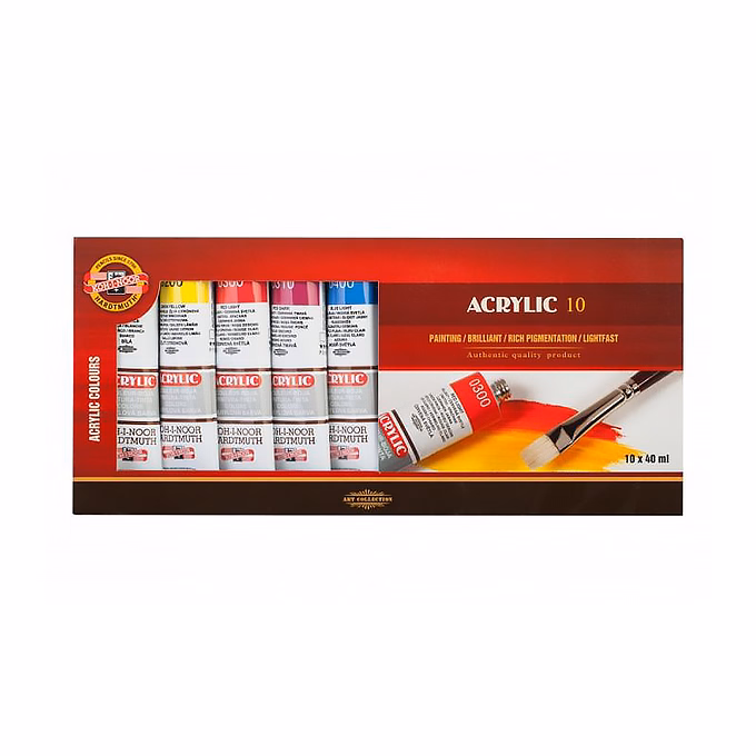 Akrilfesték KOH-I-NOOR 16270400000 40ml 10 darabos