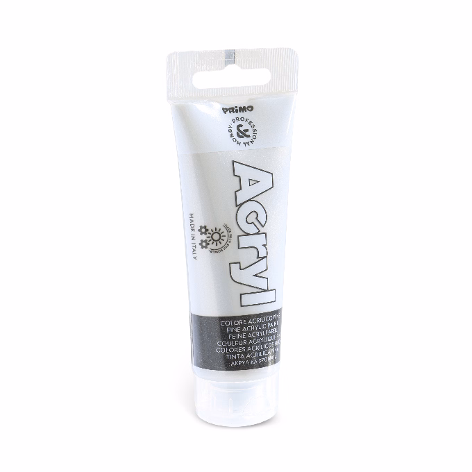 Akrilfesték PRIMO 75 ml metál ezüst