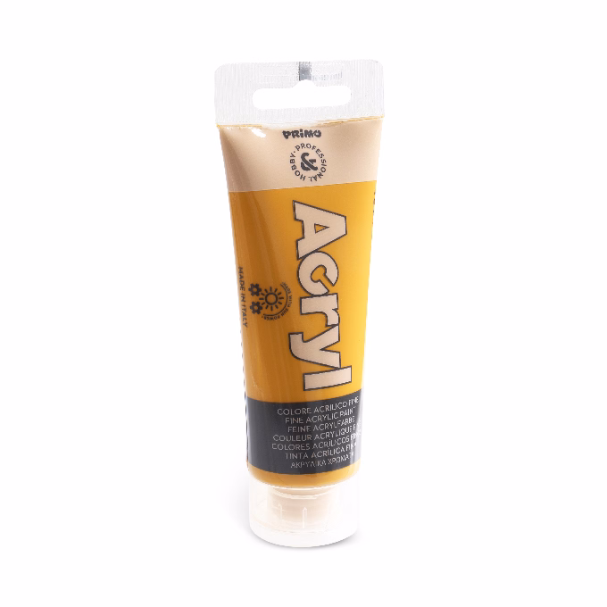Akrilfesték PRIMO 75 ml mustársárga