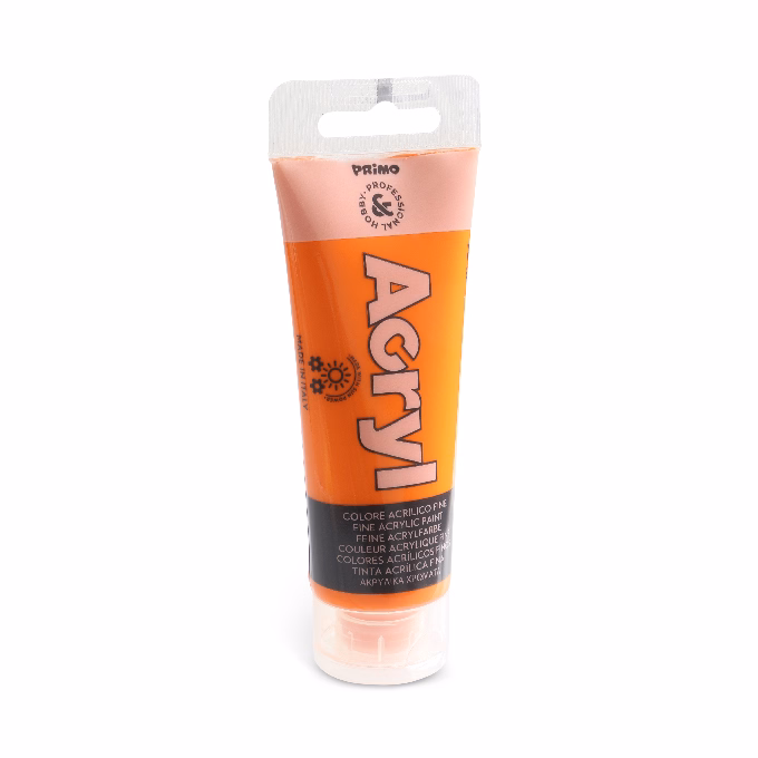 Akrilfesték PRIMO 75 ml narancssárga