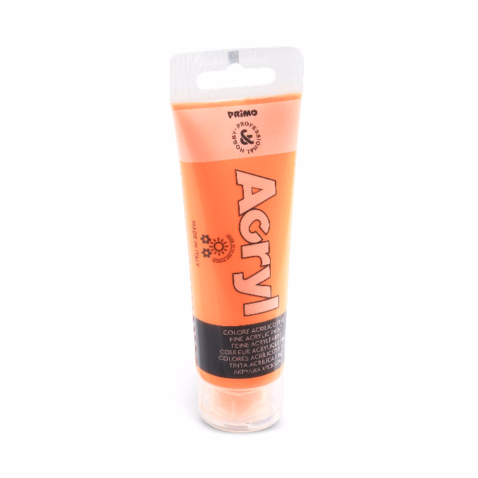 Akrilfesték PRIMO 75 ml neon narancs