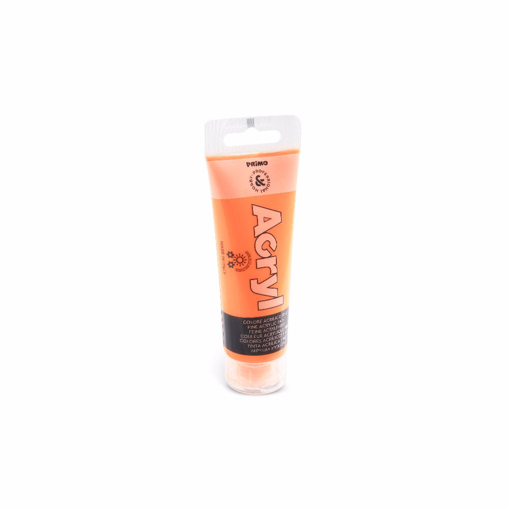 Akrilfesték PRIMO 75 ml neon narancs