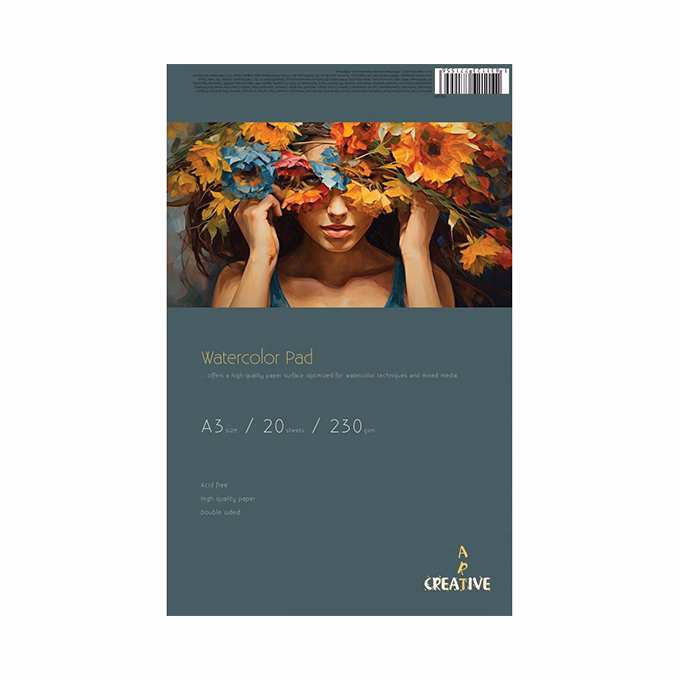 Akvarell rajztömb CREATIVE A/3 230 g 20 lapos