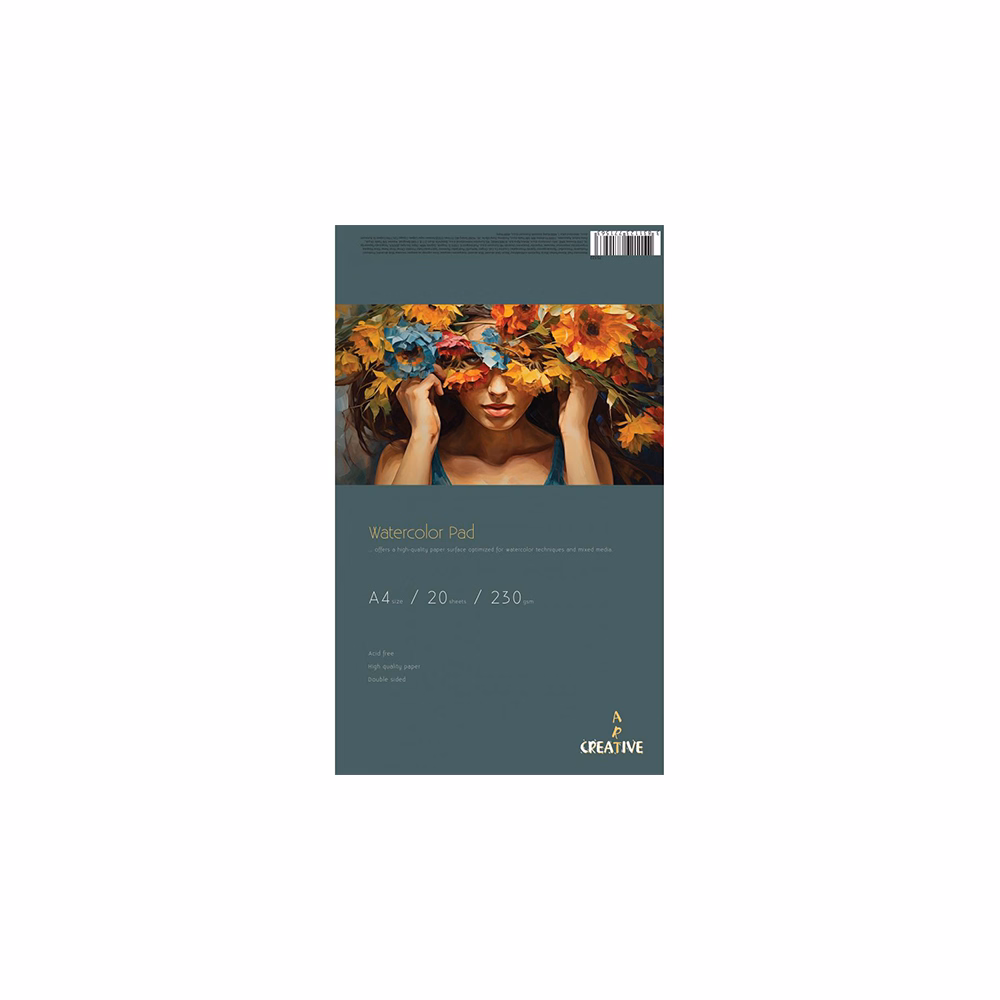 Akvarell rajztömb CREATIVE A/4 230 g 20 lapos