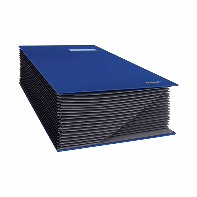 Aláírandókönyv ESSELTE A/4 karton 20 részes kék