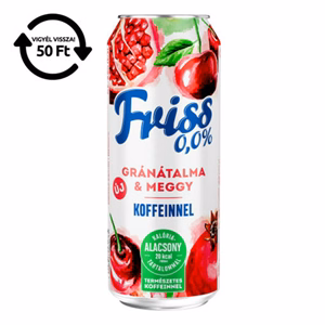 Alkoholmentes sör BORSODI Friss gránátalma-meggy 0,0% 500 ml DRS