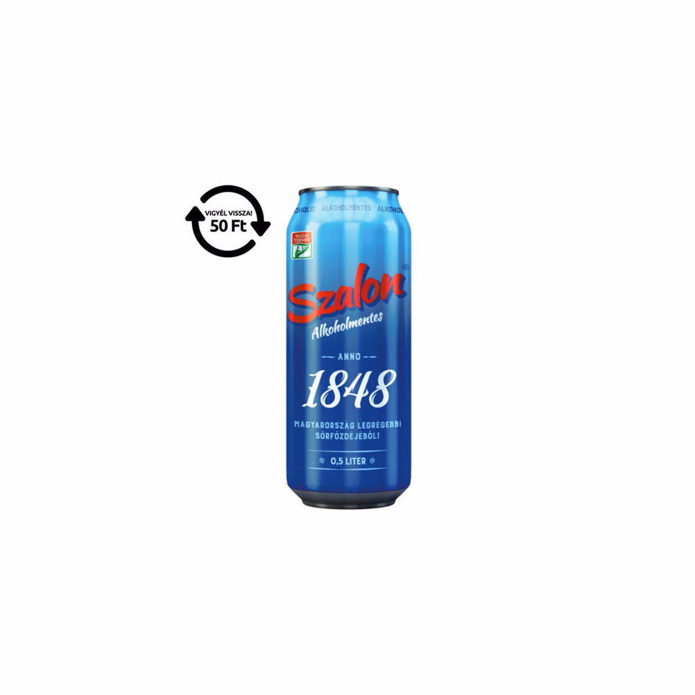 Alkoholmentes sör SZALON 0,0% 500 ml DRS
