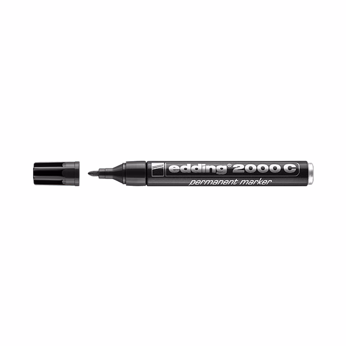 Alkoholos marker EDDING 2000 fekete