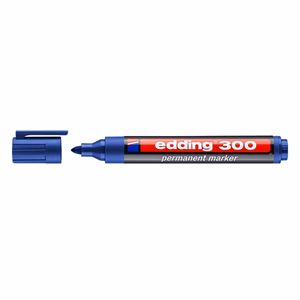 Alkoholos marker EDDING 300 kerek kék