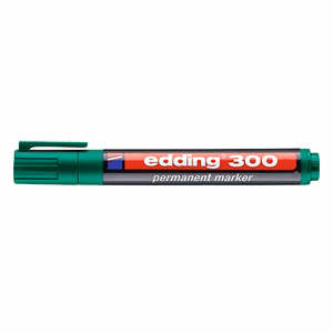 Alkoholos marker EDDING 300 kerek zöld