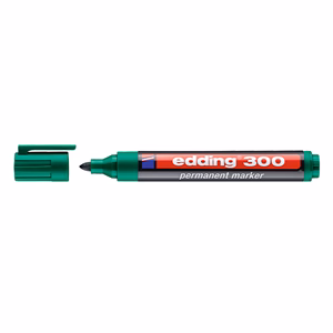 Alkoholos marker EDDING 300 kerek zöld