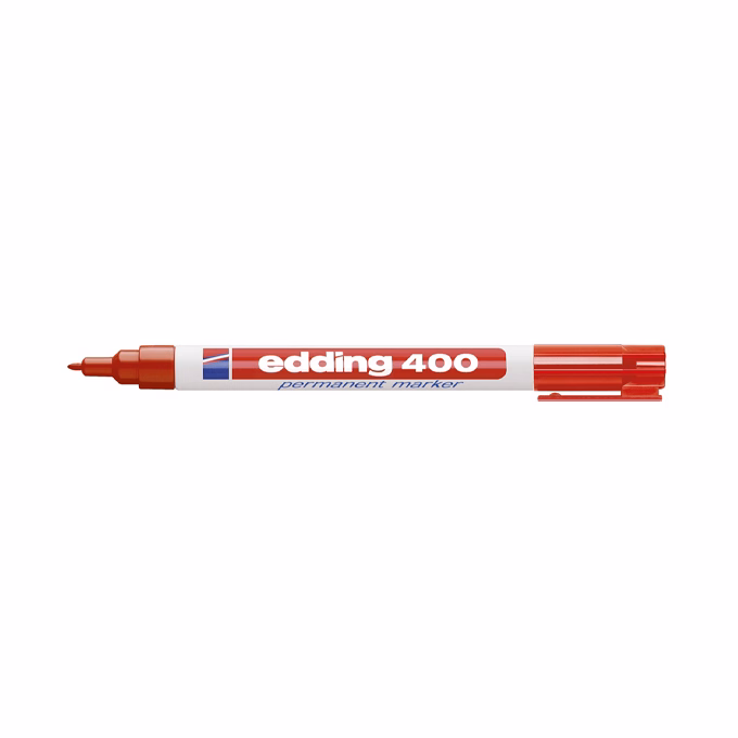 Alkoholos marker EDDING 400 piros