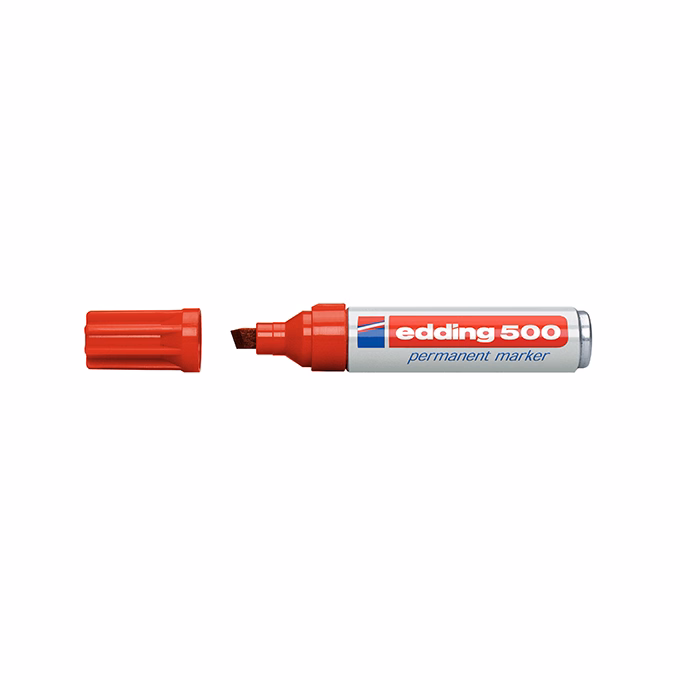 Alkoholos marker EDDING 500 piros