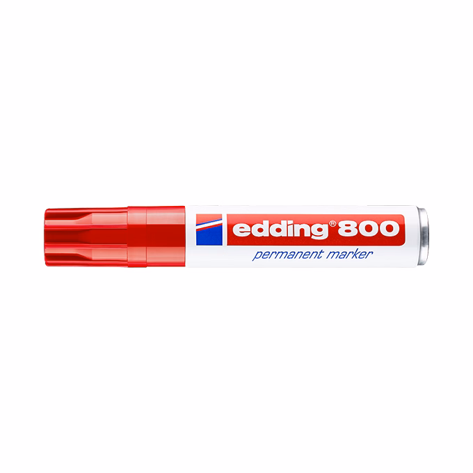 Alkoholos marker EDDING 800 piros
