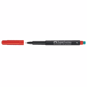 Alkoholos marker FABER-CASTELL F 0,6 mm piros