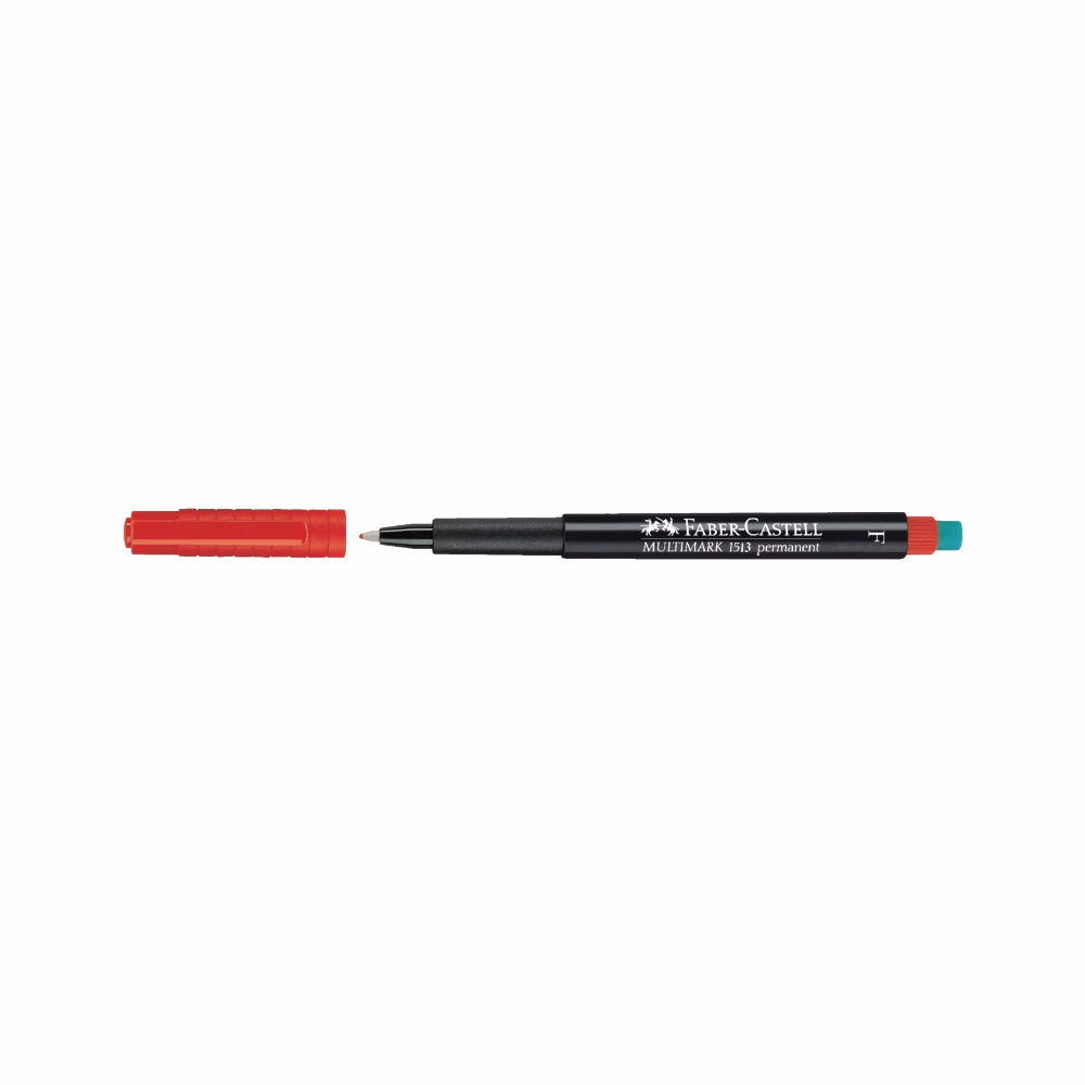 Alkoholos marker FABER-CASTELL F 0,6 mm piros