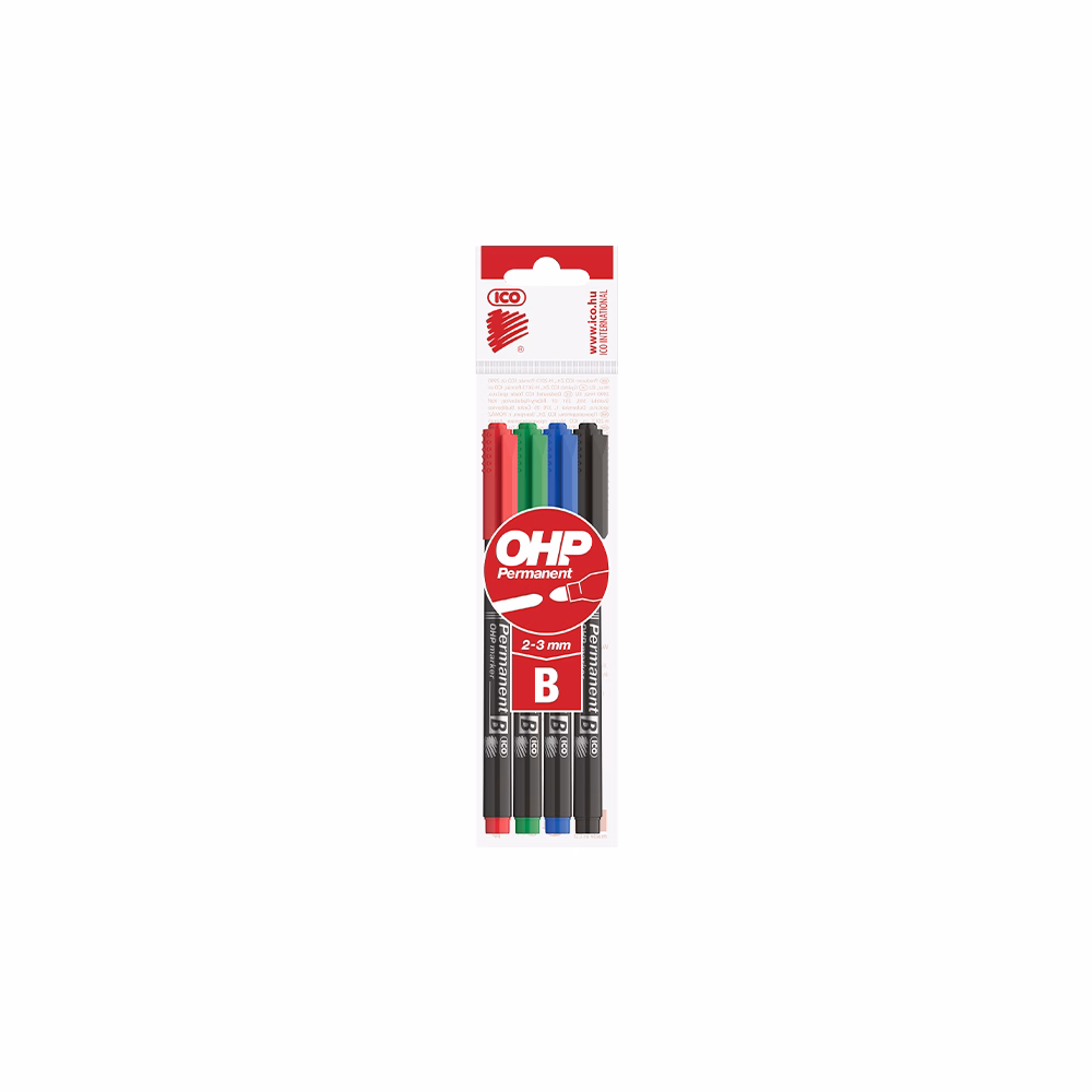 Alkoholos marker ICO OHP B 4 darabos