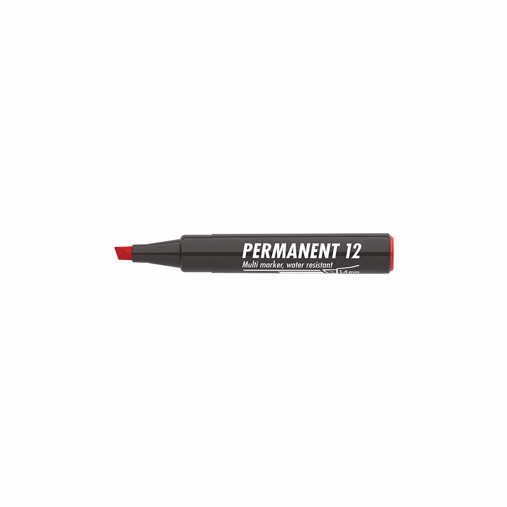 Alkoholos marker ICO Permanent 12 piros