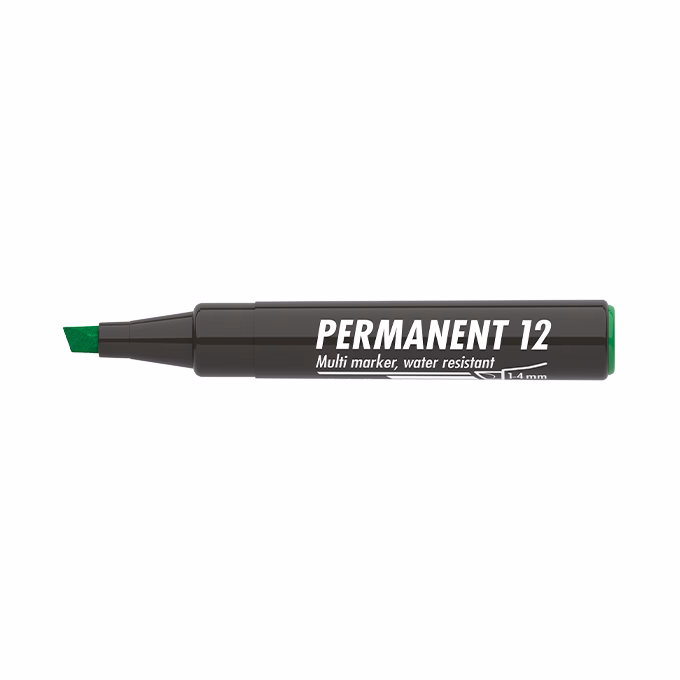 Alkoholos marker ICO Permanent 12 zöld