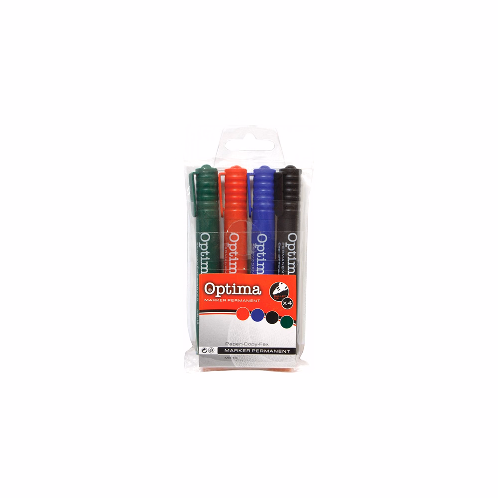 Alkoholos marker OPTIMA kerek 4 darabos Alkoholos marker OPTIMA kerek 4 darabos