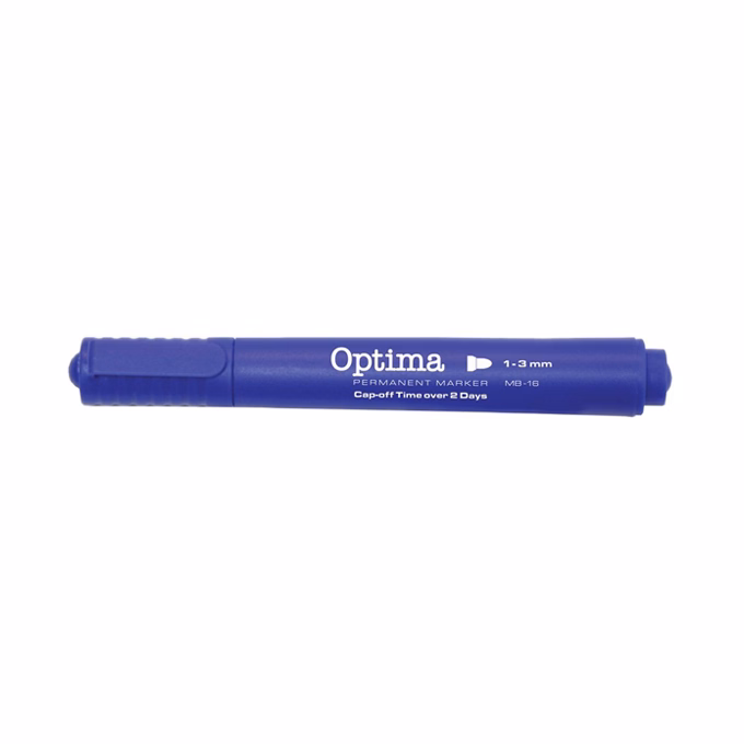 Alkoholos marker OPTIMA kerek kék