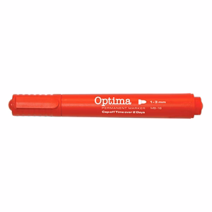 Alkoholos marker OPTIMA kerek piros