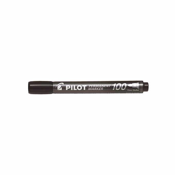 Alkoholos marker PILOT 100 kerek fekete