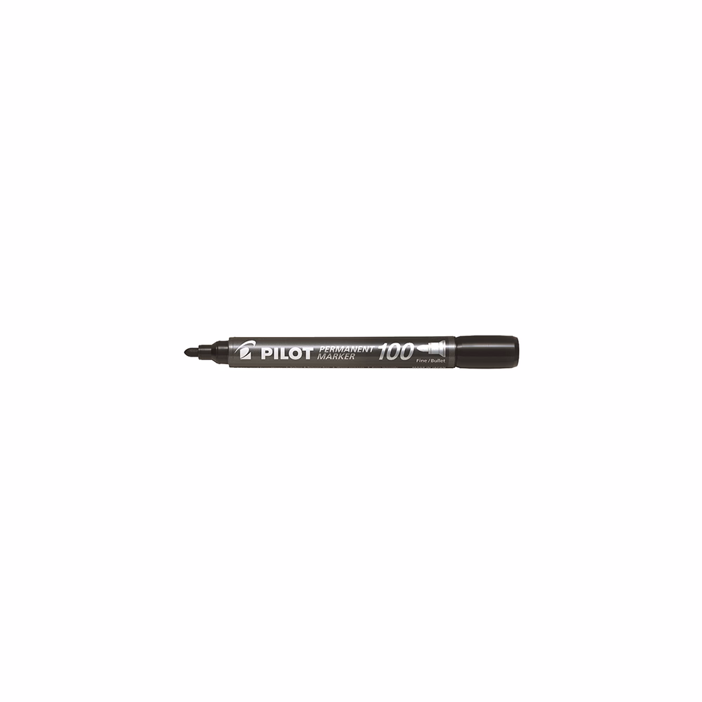 Alkoholos marker PILOT 100 kerek fekete