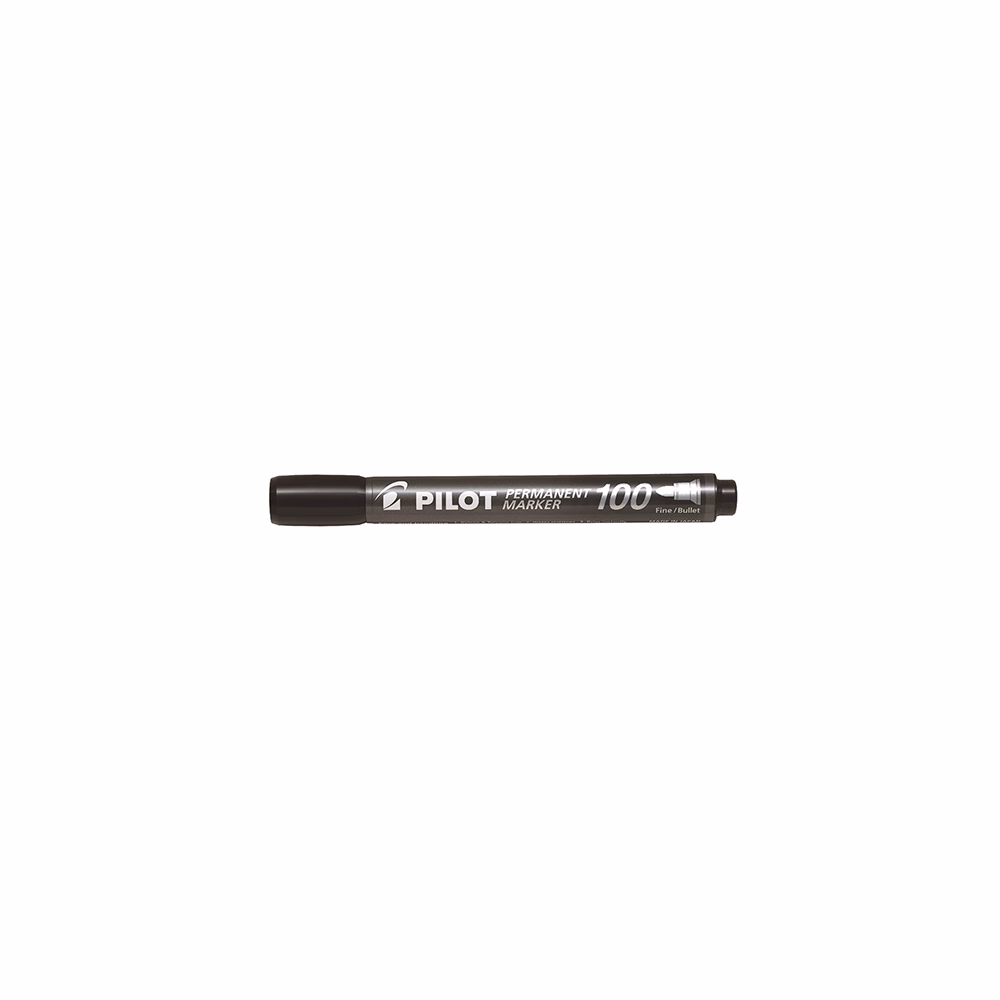 Alkoholos marker PILOT 100 kerek fekete