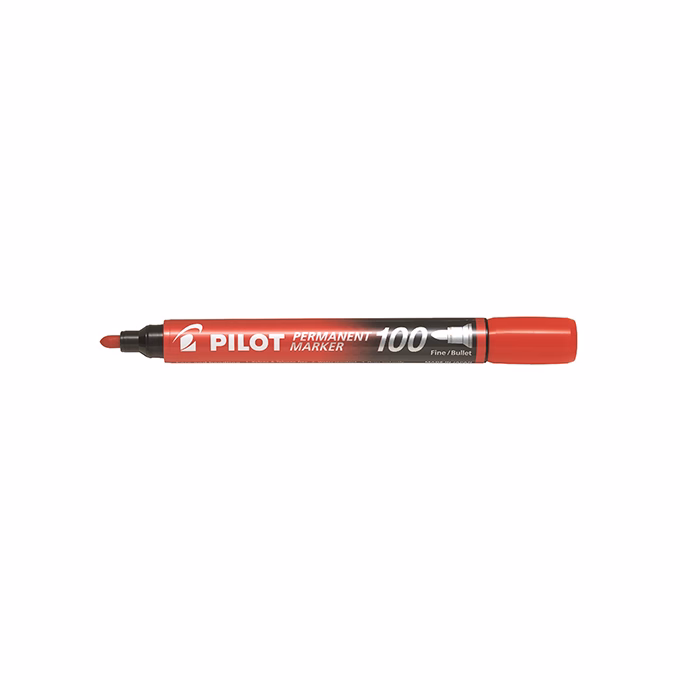 Alkoholos marker PILOT 100 kerek piros Alkoholos marker PILOT 100 kerek piros