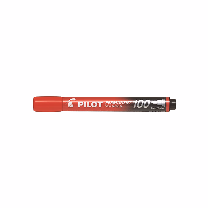 Alkoholos marker PILOT 100 kerek piros Alkoholos marker PILOT 100 kerek piros