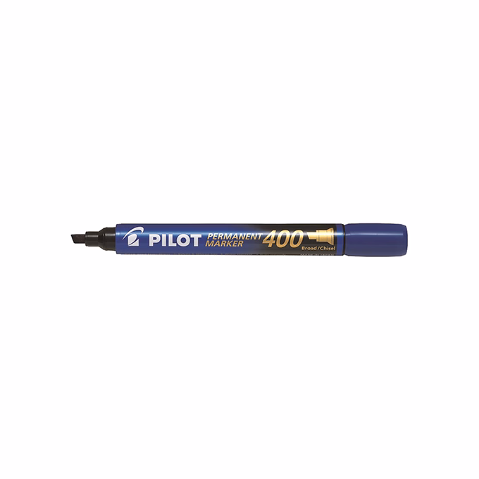 Alkoholos marker PILOT 400 vágott kék