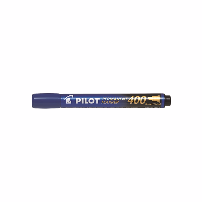 Alkoholos marker PILOT 400 vágott kék