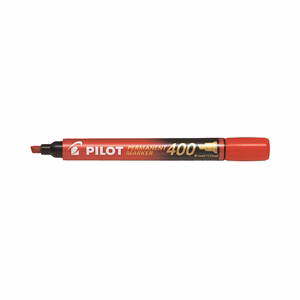 Alkoholos marker PILOT 400 vágott piros