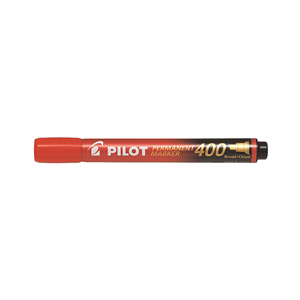 Alkoholos marker PILOT 400 vágott piros