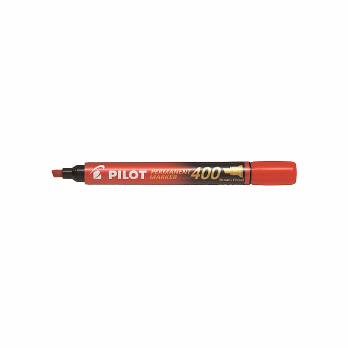 Alkoholos marker PILOT 400 vágott piros