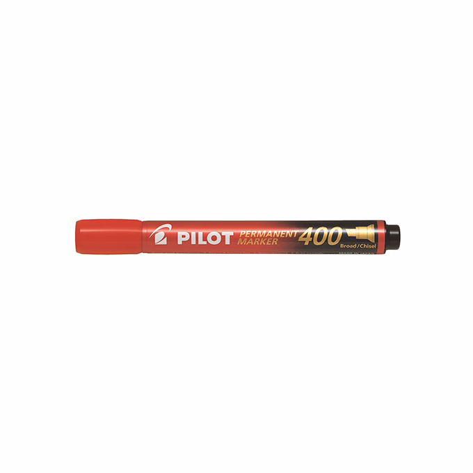 Alkoholos marker PILOT 400 vágott piros