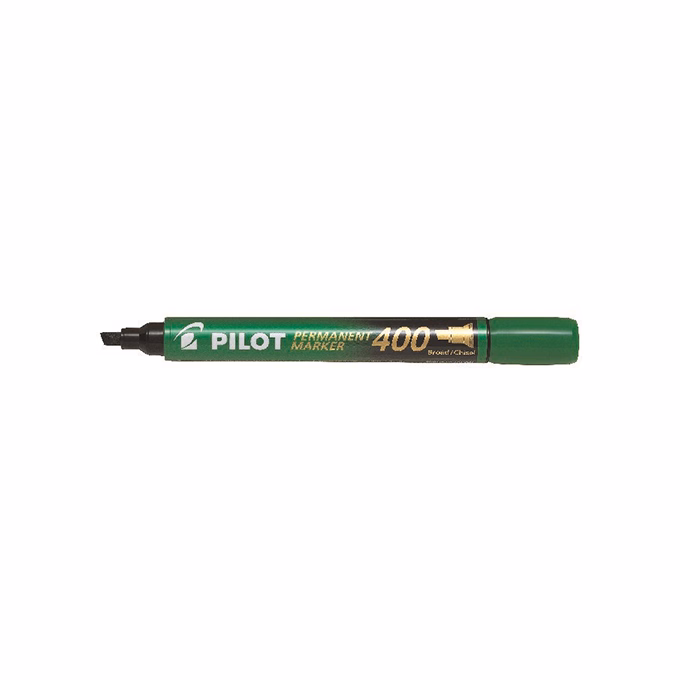 Alkoholos marker PILOT 400 vágott zöld
