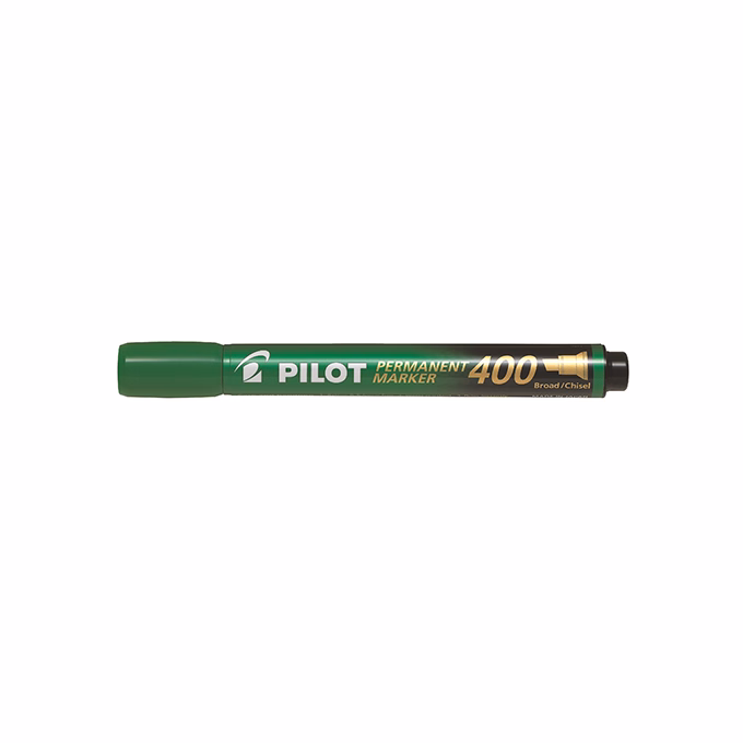 Alkoholos marker PILOT 400 vágott zöld